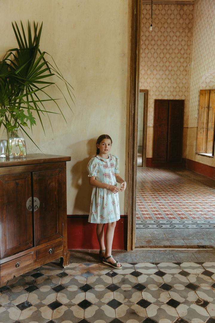 [Lali Kids] Ivy Dress - Minty Stripe Print