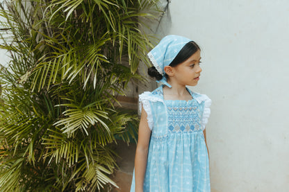 [Lali Kids] Isla Dress - Vintage Blue Plaid