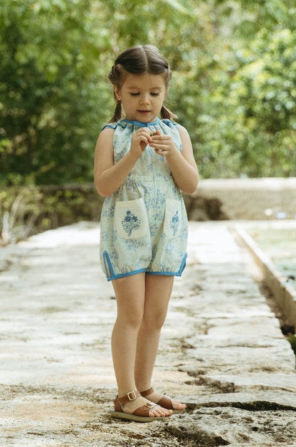 [Lali Kids] Sunsuit - Minty Flower