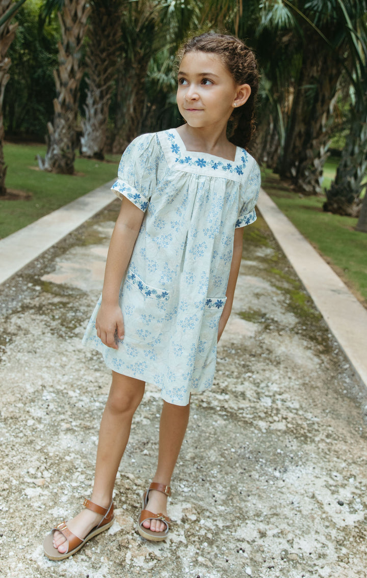 [Lali Kids] Adelle Dress - Minty Flower
