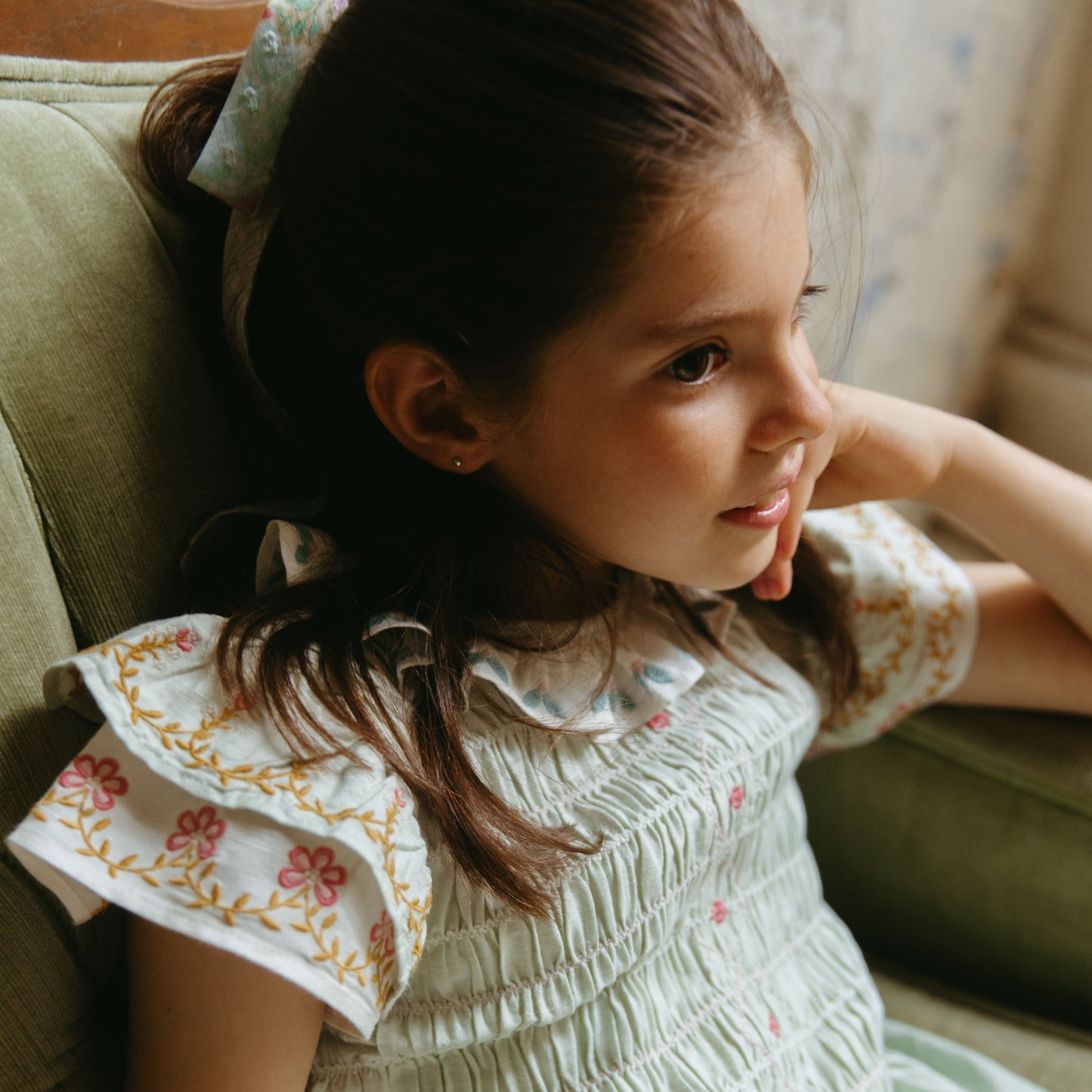 [Lali Kids] Jane Dress in Pale Aqua - Pale Aqua