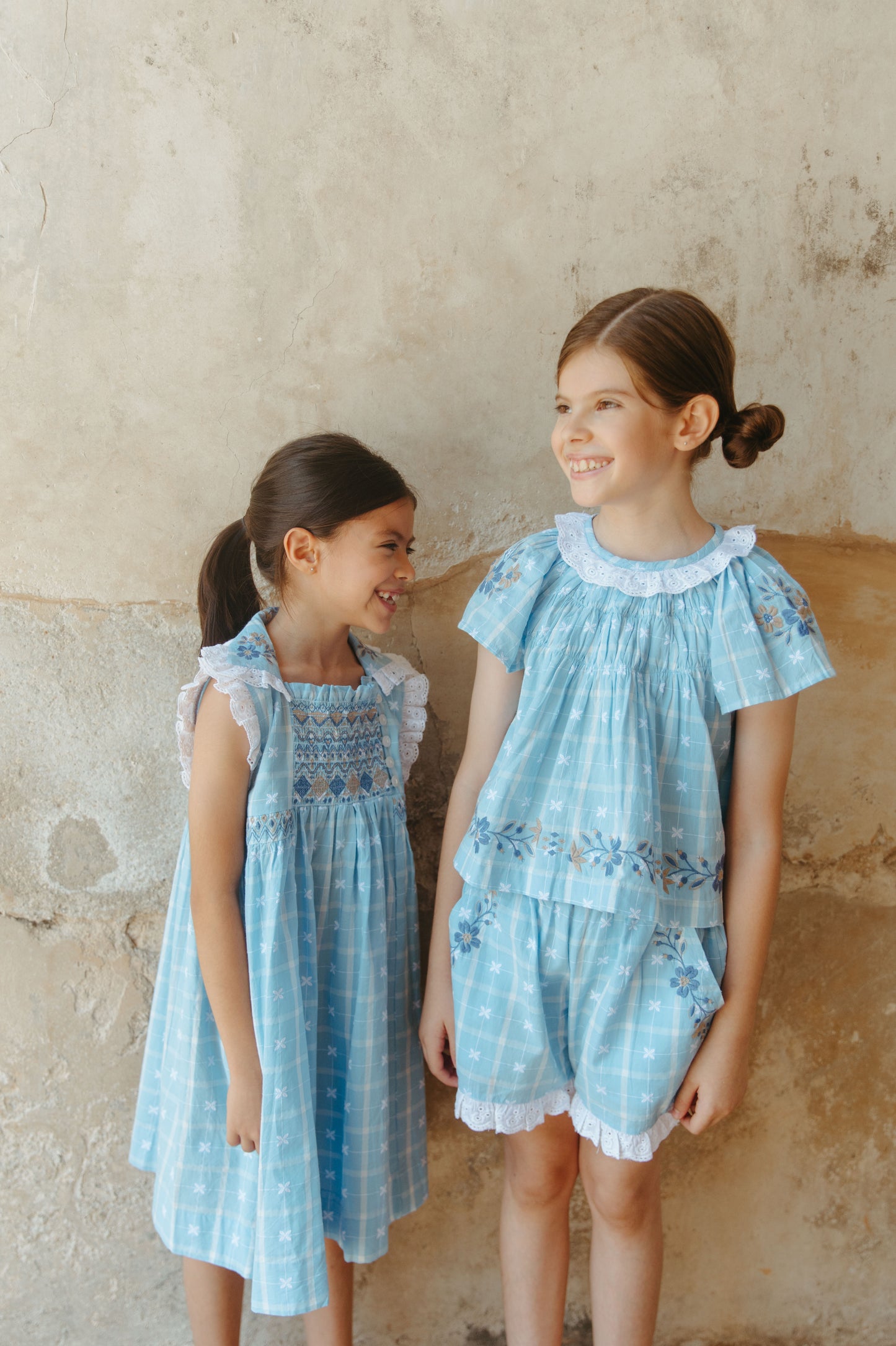 [Lali Kids] Isla Dress - Vintage Blue Plaid