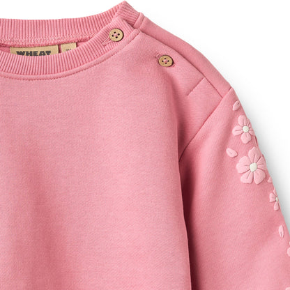 [Wheat]Sweatshirt L/S Eliza - Wild Rose