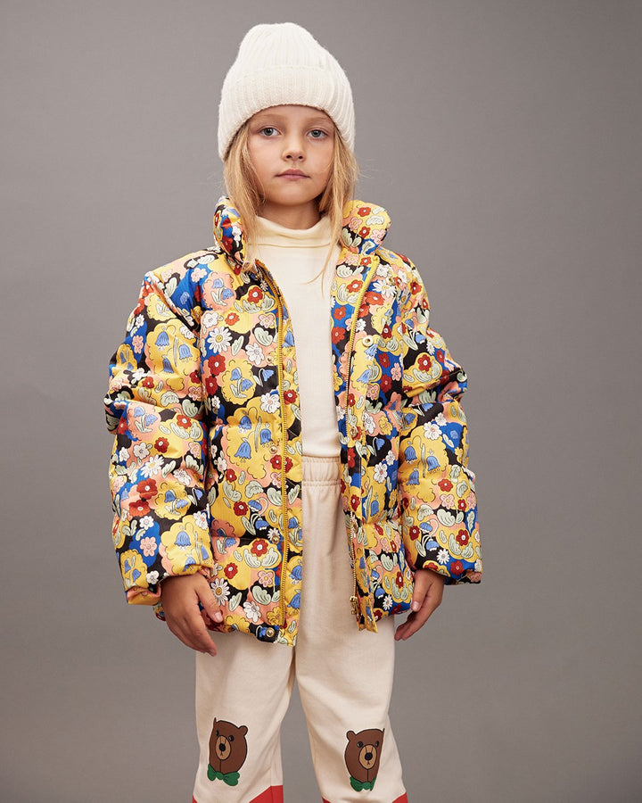 [Mini Rodini] Flower Aop Citypuffer - Multi