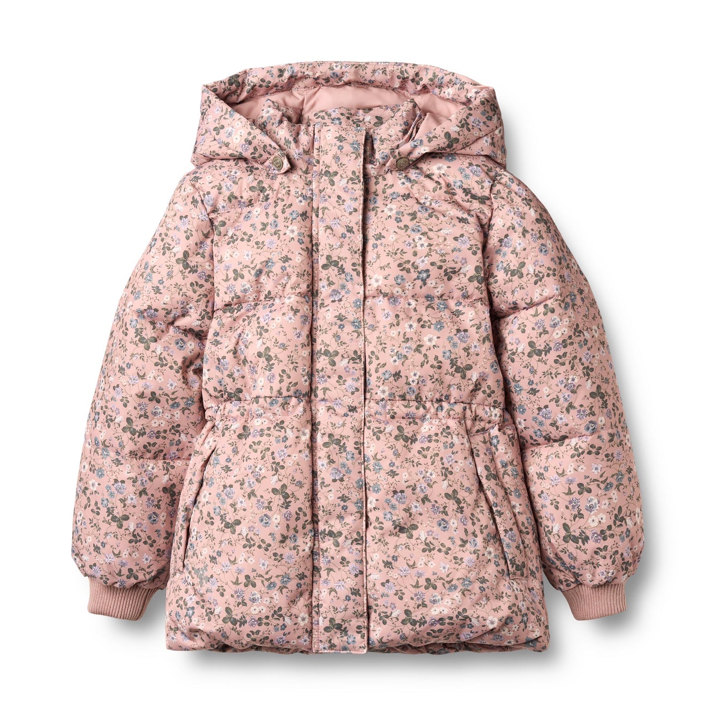 [Wheat] Puffer Jacket Eli - Rose Powder Flowers