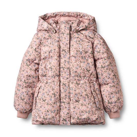 [Wheat] Puffer Jacket Eli - Rose Powder Flowers