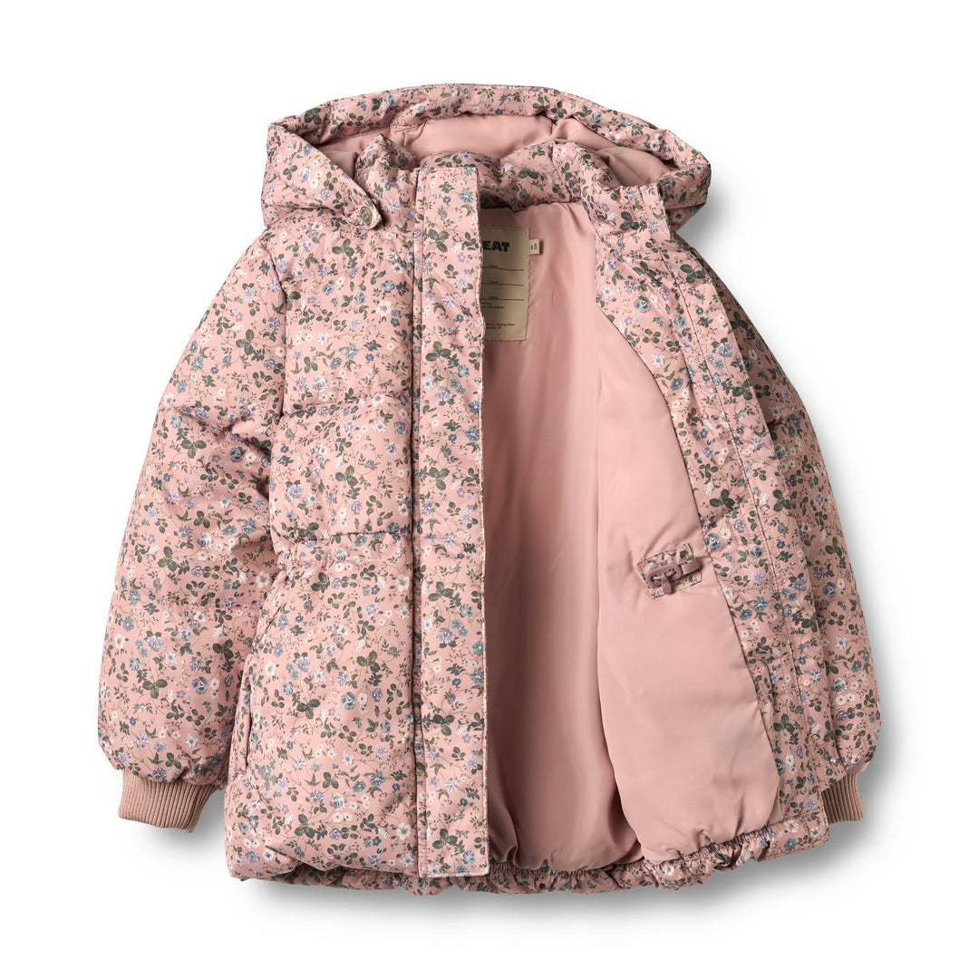 [Wheat] Puffer Jacket Eli - Rose Powder Flowers