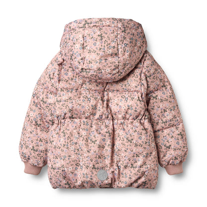 [Wheat] Puffer Jacket Eli - Rose Powder Flowers