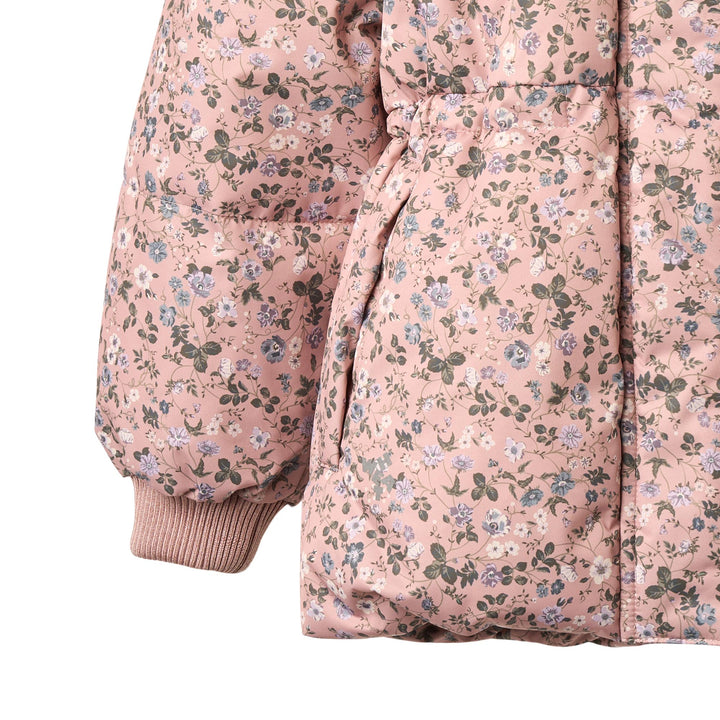 [Wheat] Puffer Jacket Eli - Rose Powder Flowers