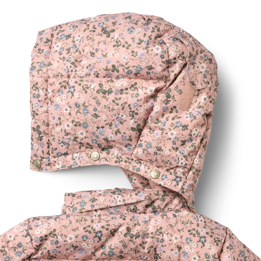 [Wheat] Puffer Jacket Eli - Rose Powder Flowers
