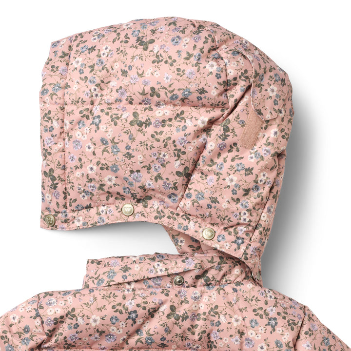 [Wheat] Puffer Jacket Eli - Rose Powder Flowers