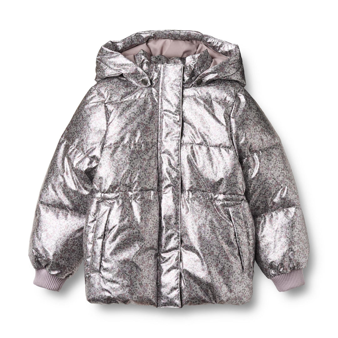[Wheat] Puffer Jacket Eli - Silver Flower Meadow