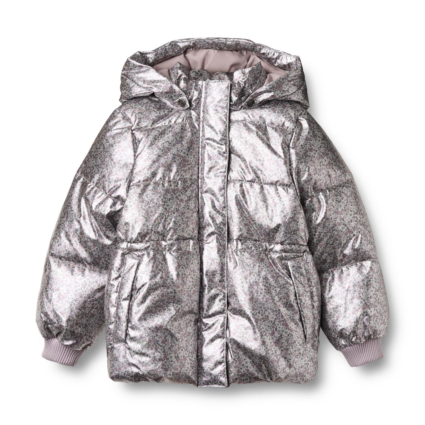 [Wheat] Puffer Jacket Eli - Silver Flower Meadow