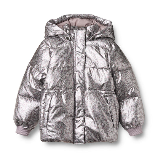 [Wheat] Puffer Jacket Eli - Silver Flower Meadow