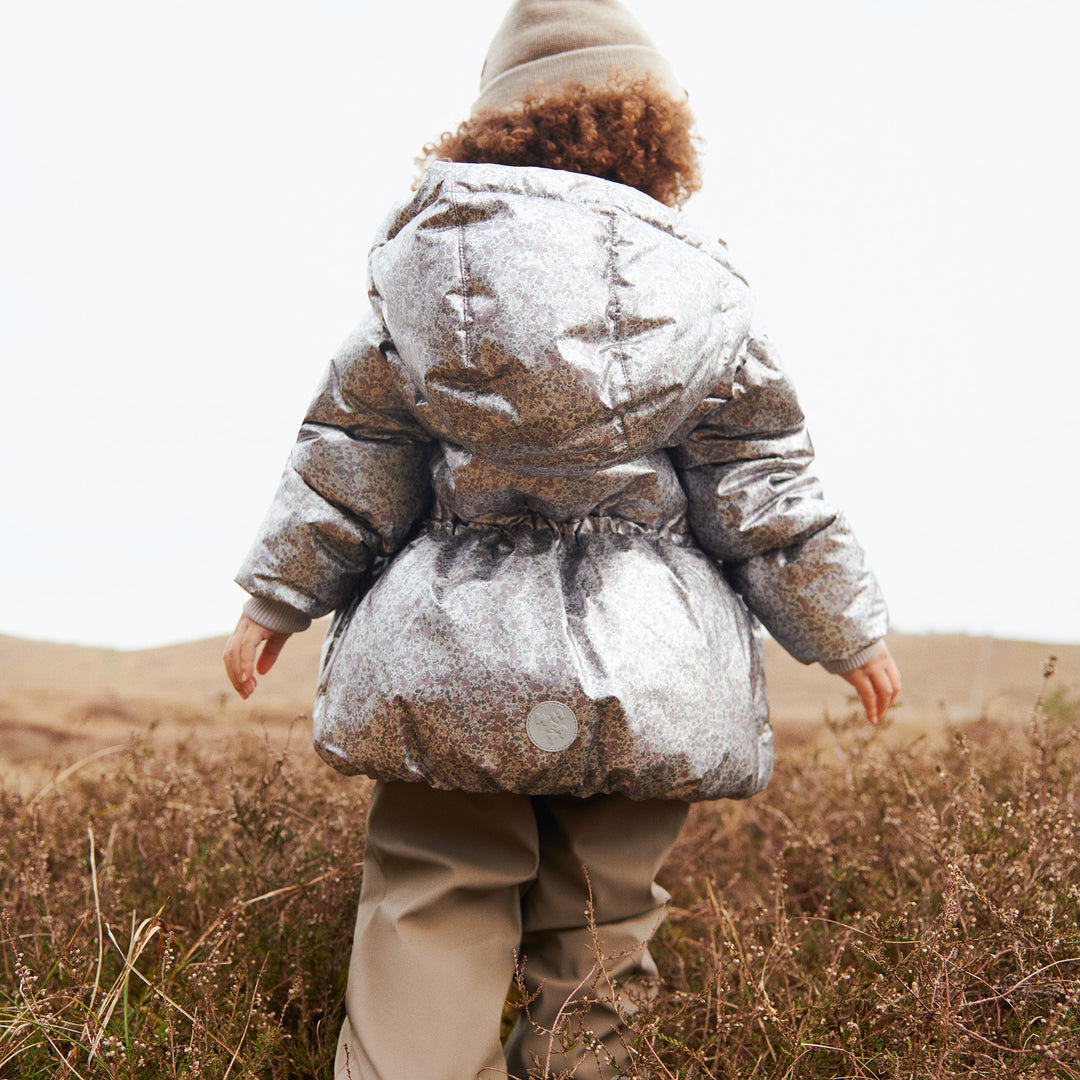 [Wheat] Puffer Jacket Eli - Silver Flower Meadow