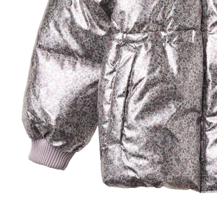 [Wheat] Puffer Jacket Eli - Silver Flower Meadow