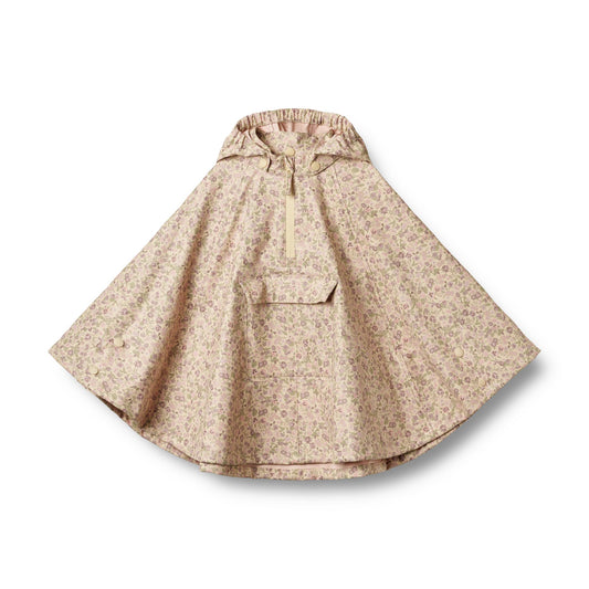 [Wheat] Raincape Drops - Rose Flower Field