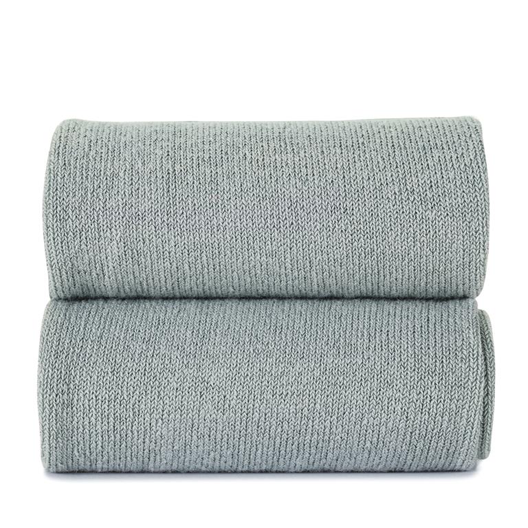 [Condor]Basic Rib Short Socks - [756 Dry Green]