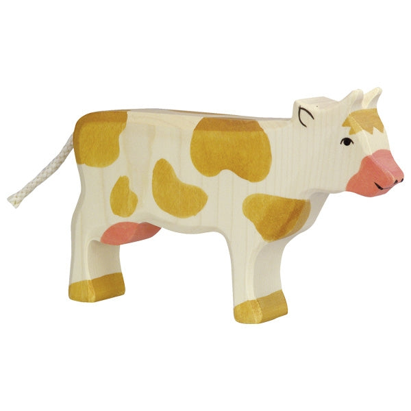 [Holztiger] Holz figures - Cow,Standing Brown