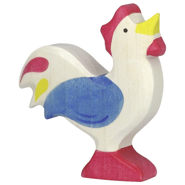 [Holztiger] Holz figures - Rooster,Blue