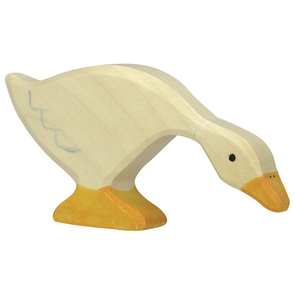 [Holztiger] Holz figures - Goose,Feeding