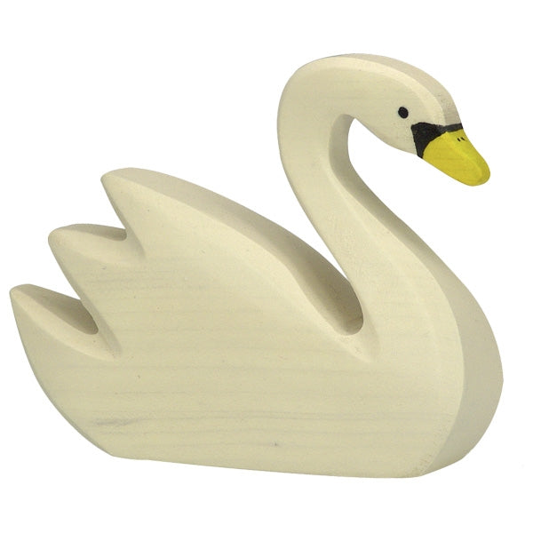 [Holztiger] Holz figures - Swan,Swimming