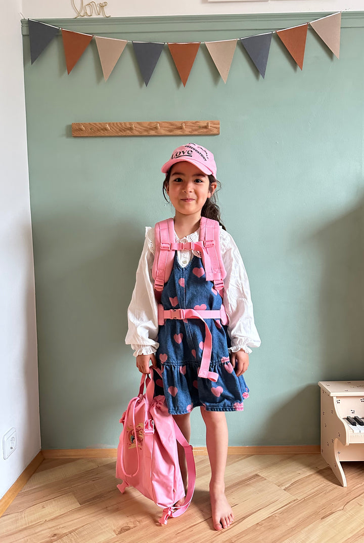 [Konges slojd] Clover School Bag - Peony