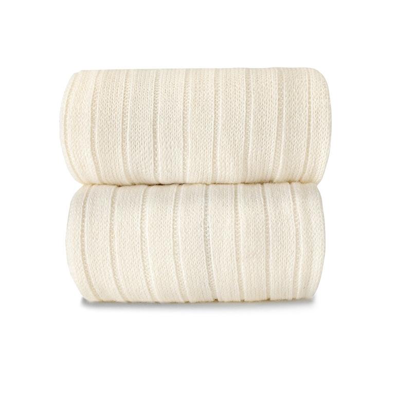 [Condor] Merino Wool - Blend Rib Tights - [913 Beige]