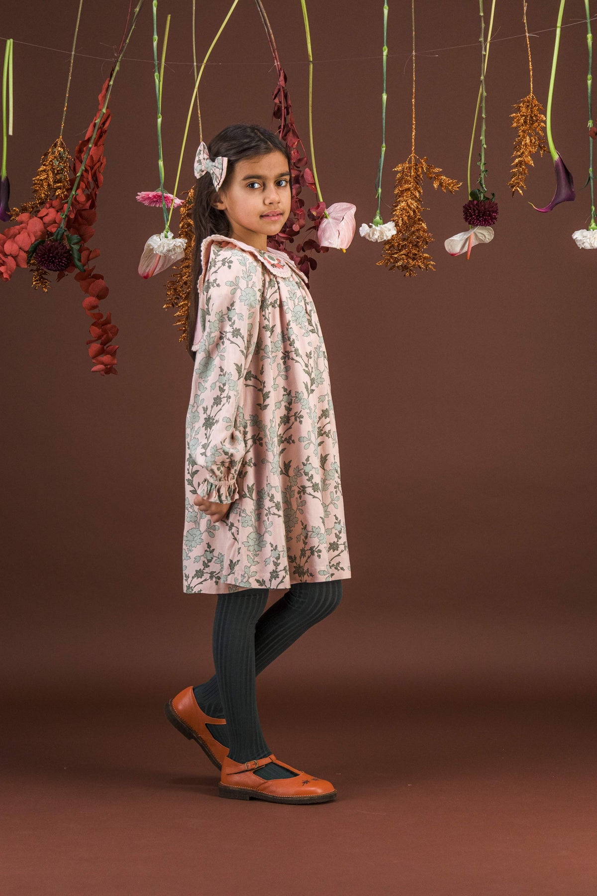 [Bachaa]Berlingot Dress - Souffle givré print