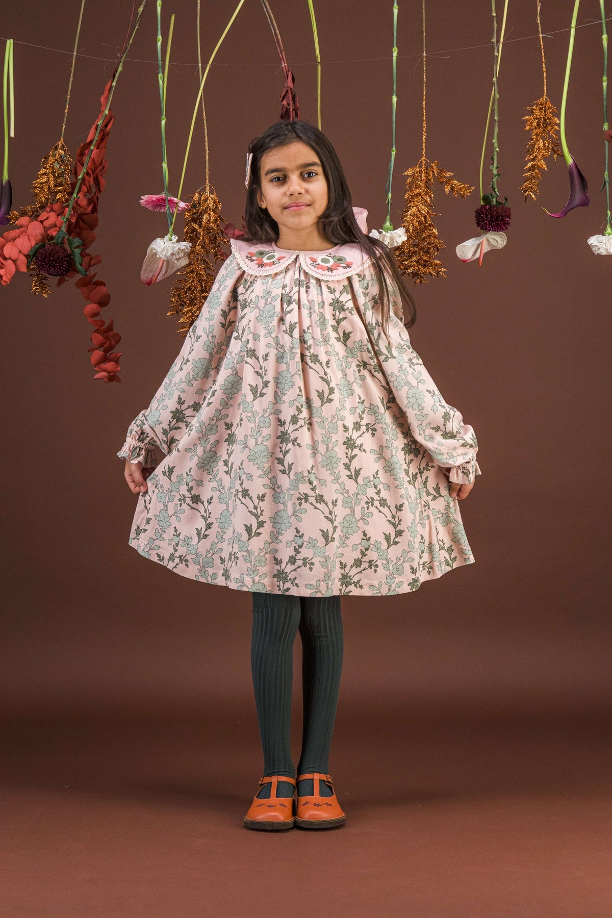 [Bachaa]Berlingot Dress - Souffle givré print