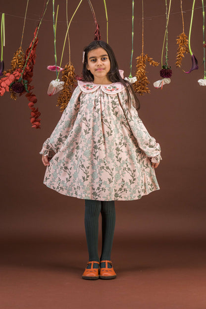 [Bachaa]Berlingot Dress - Souffle givré print