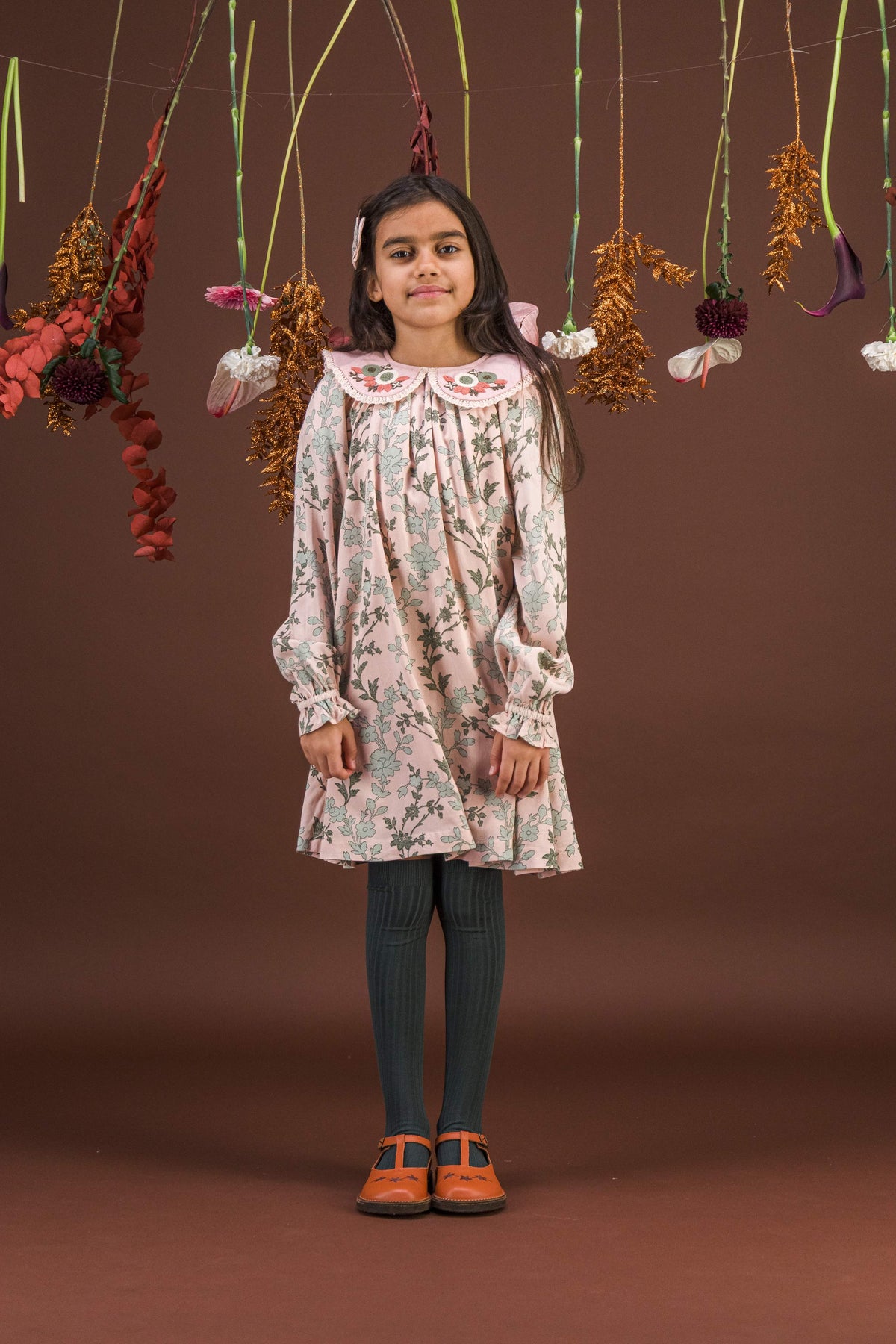 [Bachaa]Berlingot Dress - Souffle givré print