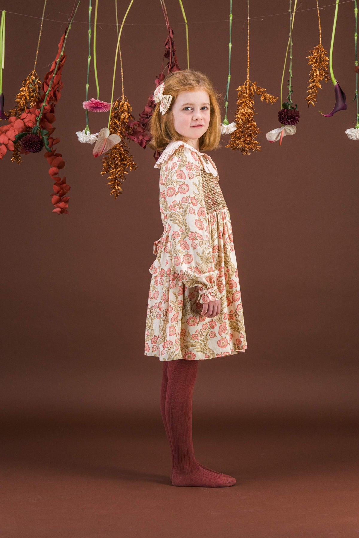 [Bachaa]Augustine Dress -Promenade enchantée print