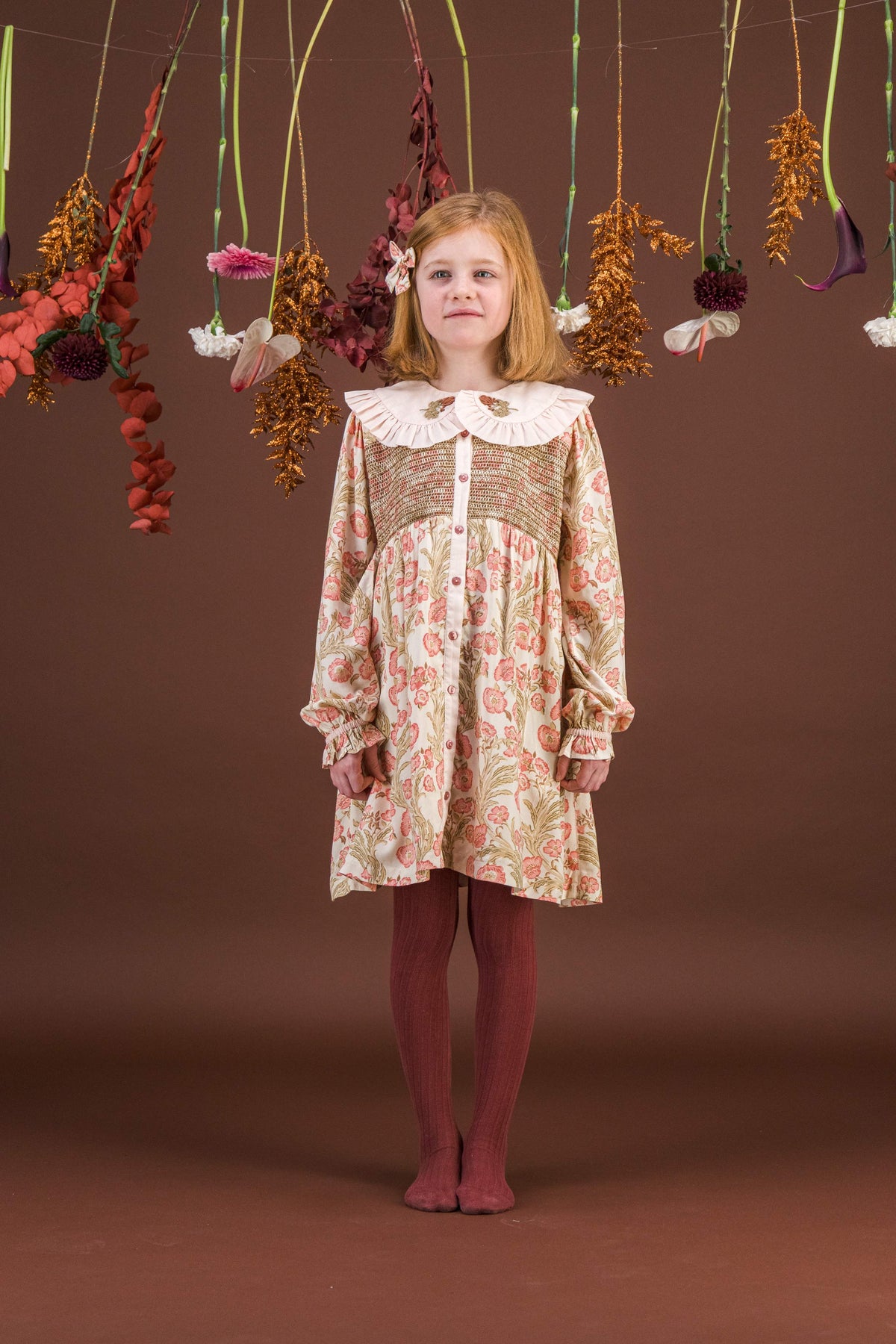 [Bachaa]Augustine Dress -Promenade enchantée print