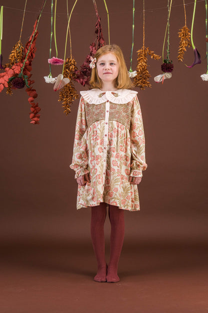 [Bachaa]Augustine Dress -Promenade enchantée print