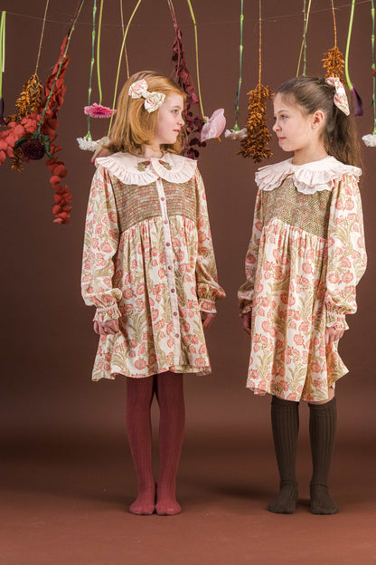 [Bachaa]Augustine Dress -Promenade enchantée print
