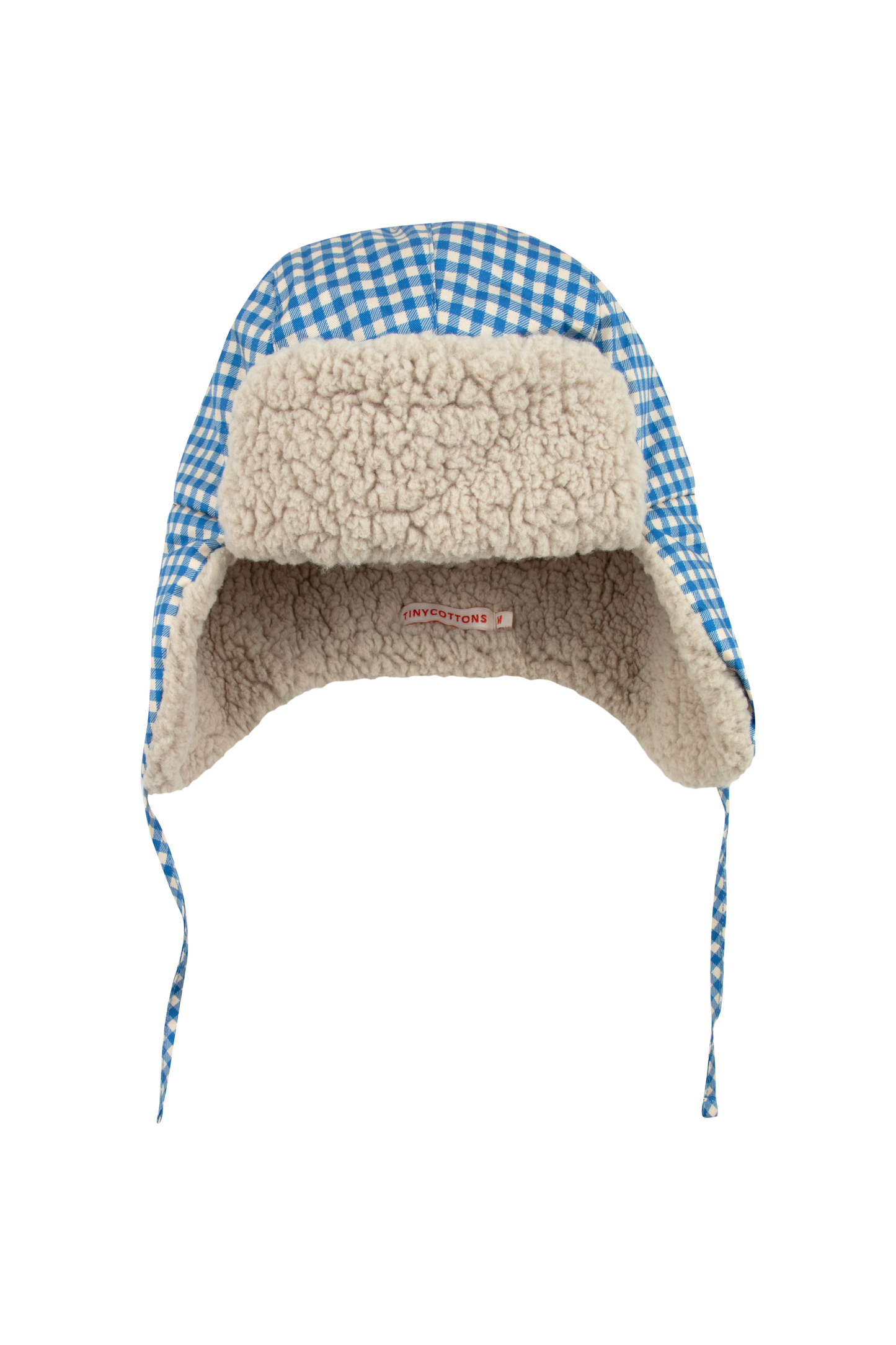 [TINY COTTONS] Vichy Chapka - Blue / Light Cream