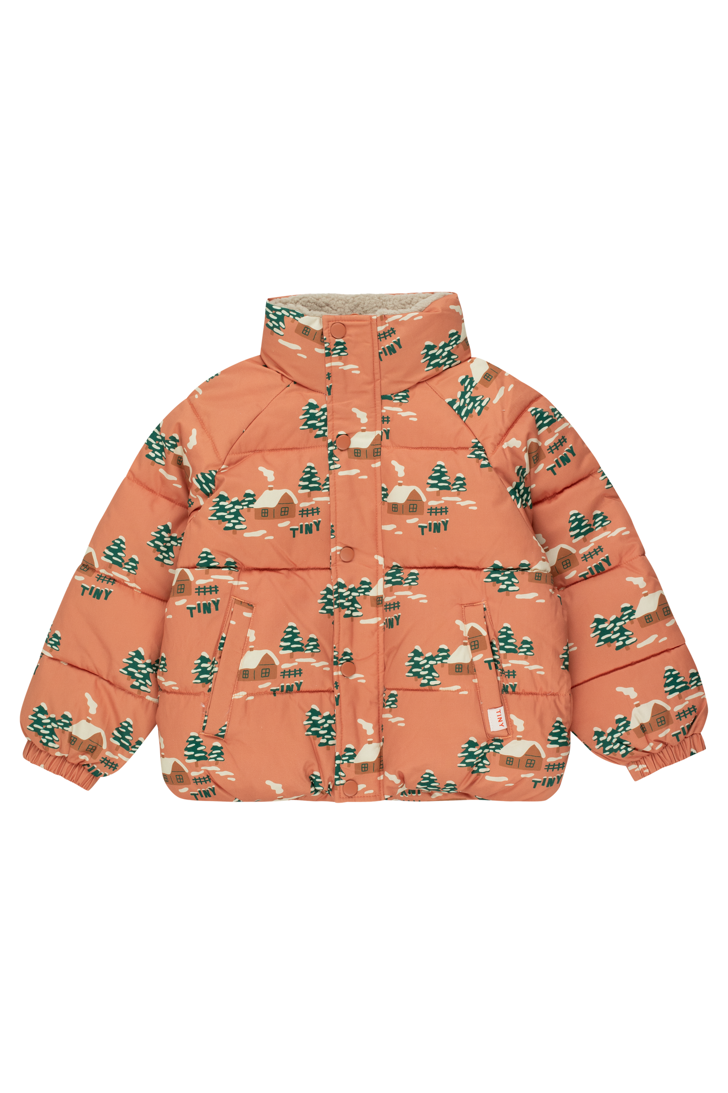 [TINY COTTONS] Cottage Short Padded Jacket - Light rust