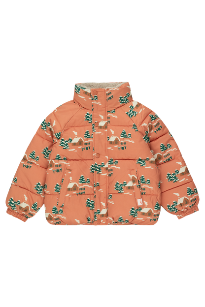 [TINY COTTONS] Cottage Short Padded Jacket - Light rust