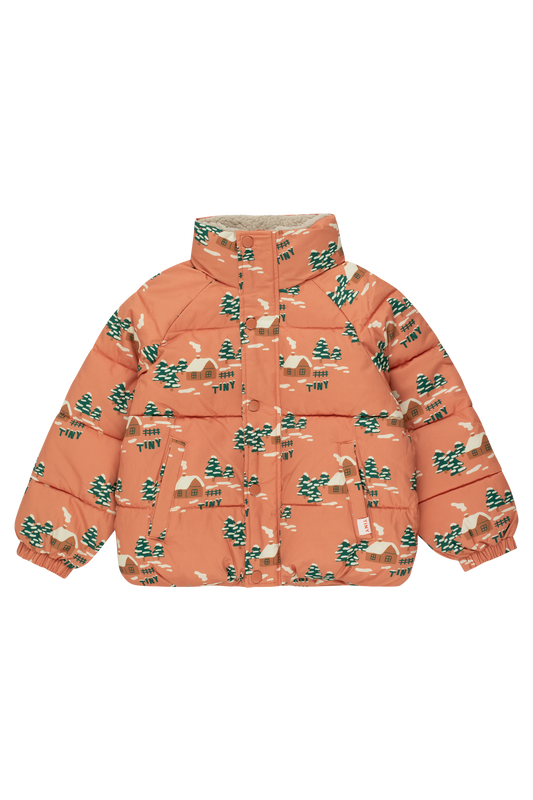[TINY COTTONS] Cottage Short Padded Jacket - Light rust