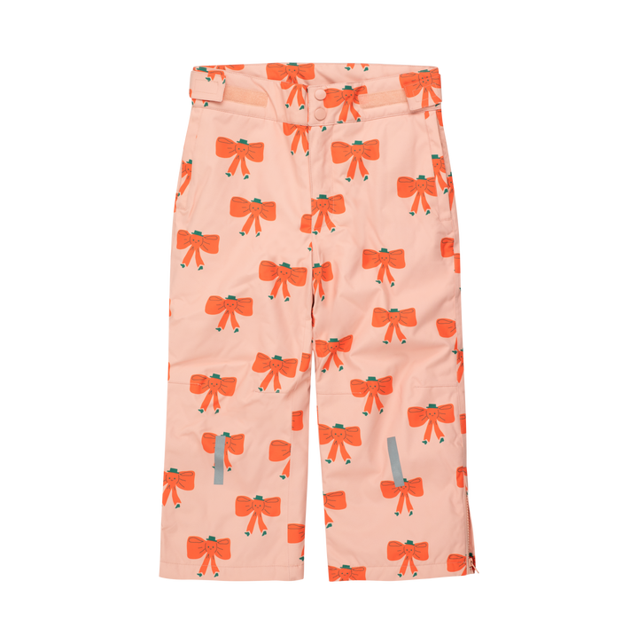 [TINY COTTONS] Tiny Bow Snow Trousers - Peach