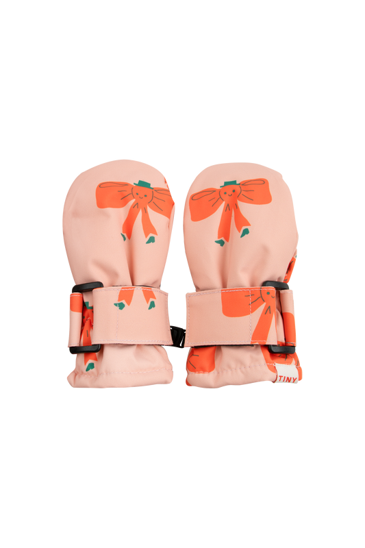 [TINY COTTONS] Tiny Bow Mittens - Peach