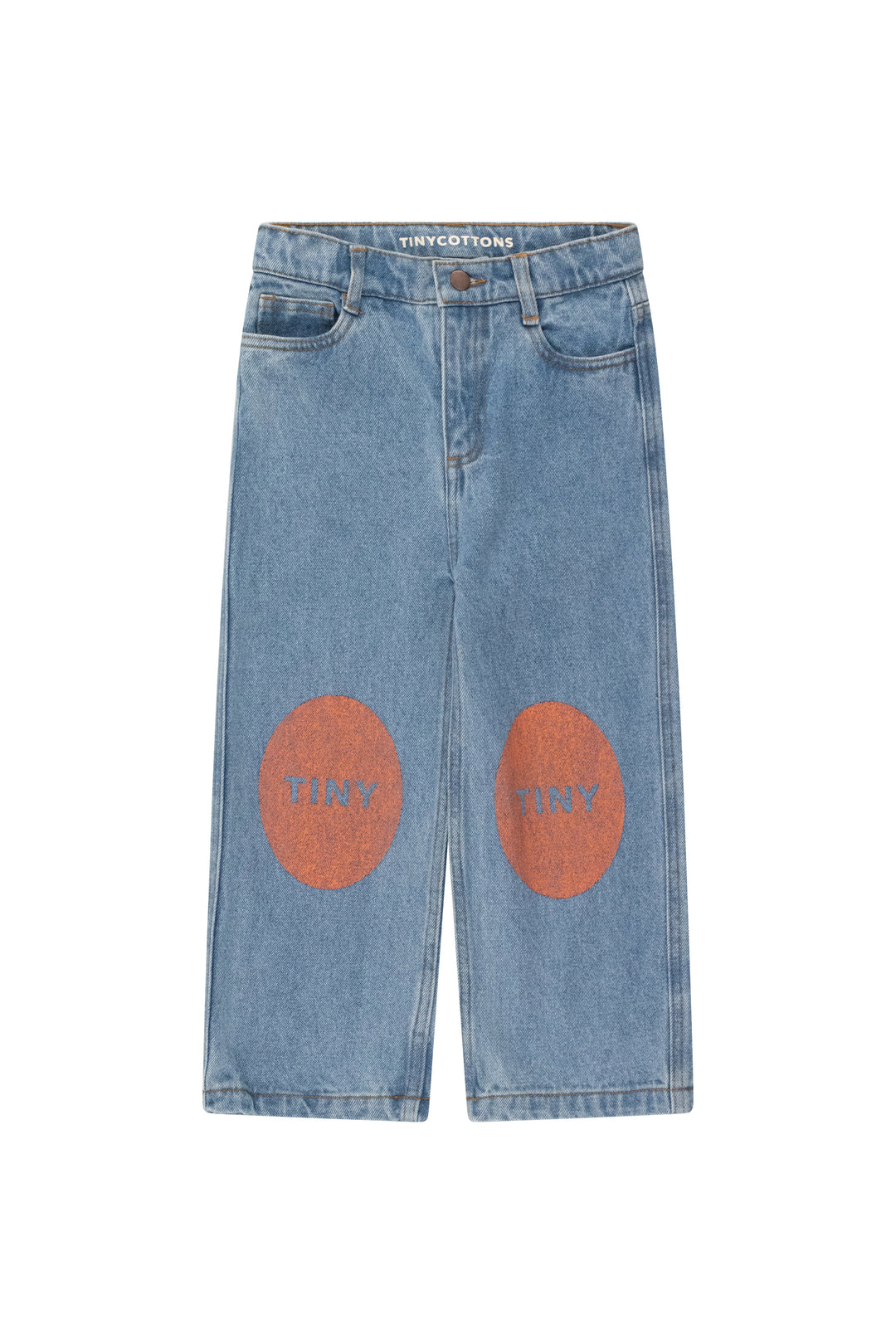 [TINYCOTTONS] Printed Jeans - Medium Wash denim