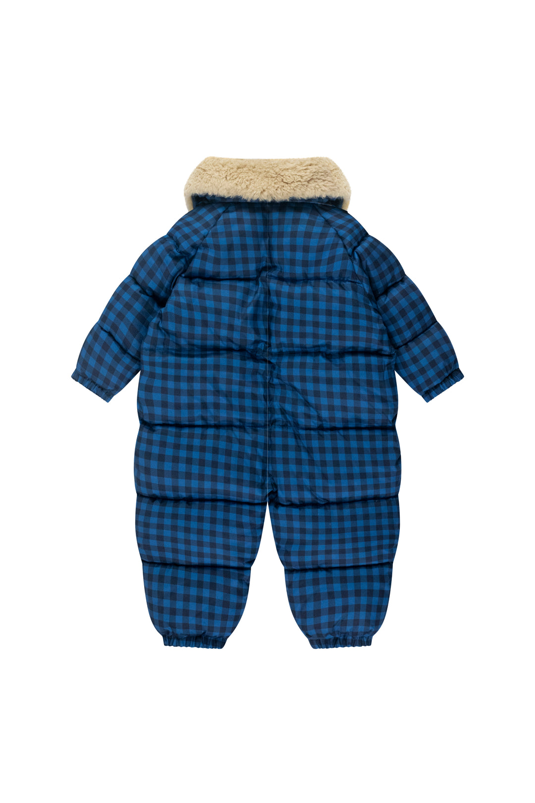 [TINYCOTTONS] Vichy Padded Overall - Blue / Navy