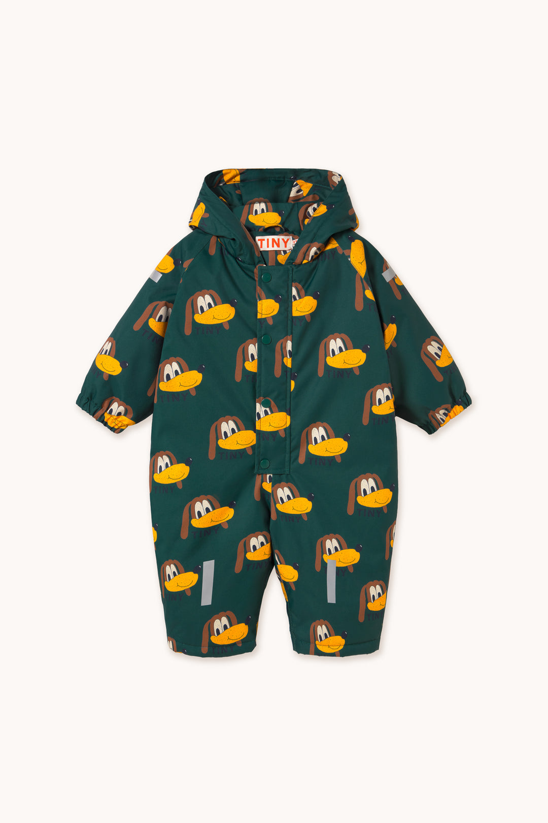 [TINYCOTTONS]Dog Snow One-Piece - Stormy Blue