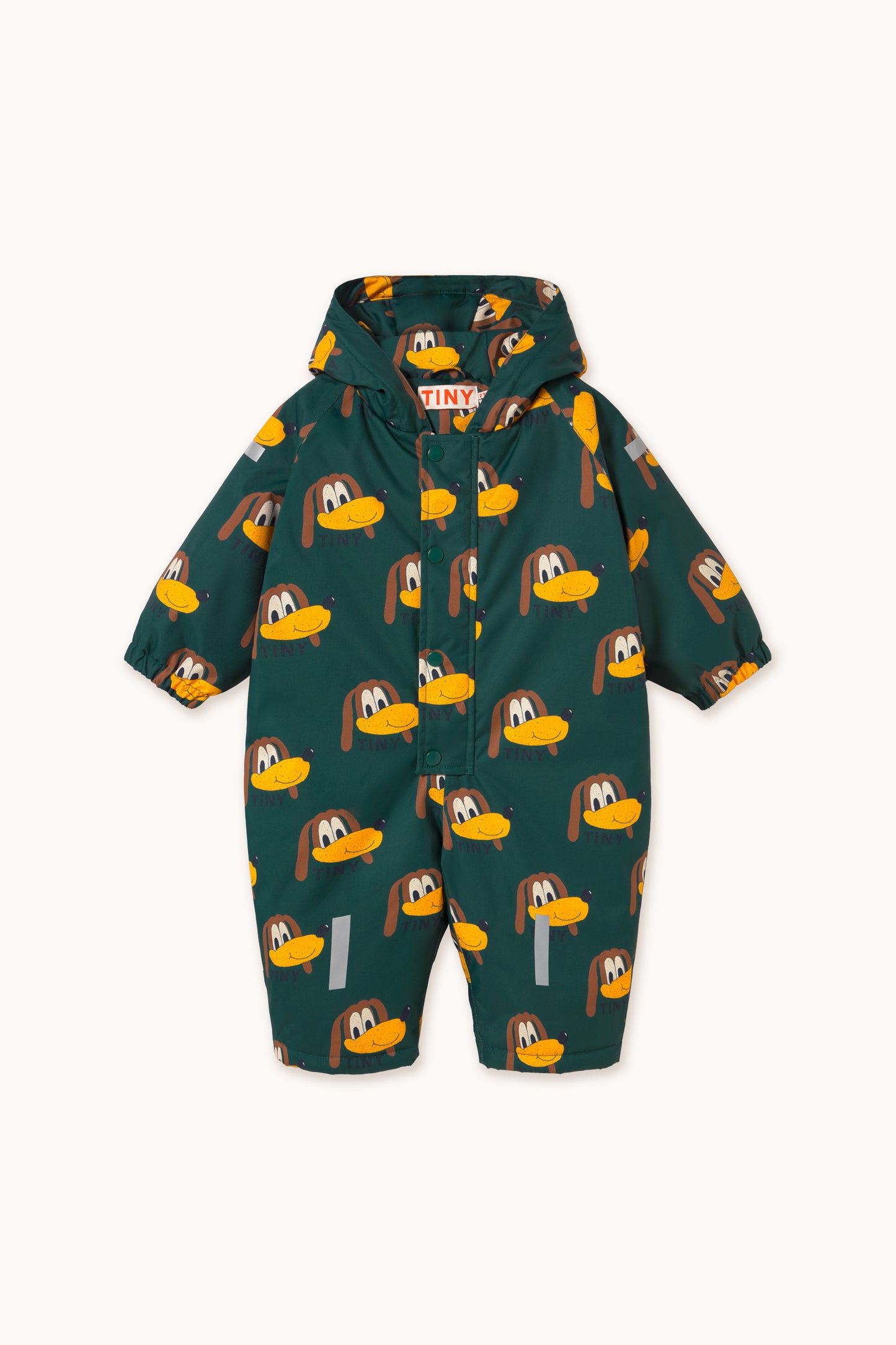 [TINYCOTTONS]Dog Snow One-Piece - Stormy Blue