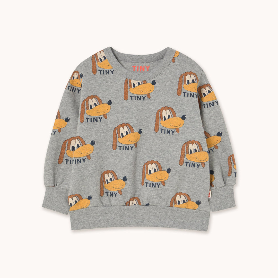 [TINYCOTTONS] Dogs Sweatshirt - Medium Grey Heather