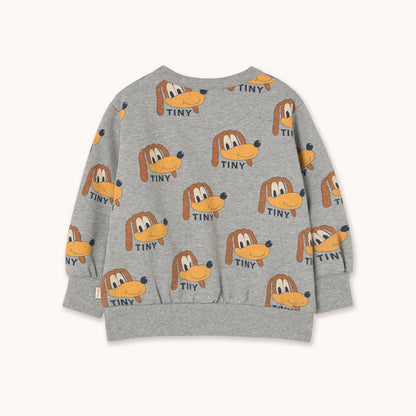 [TINYCOTTONS] Dogs Sweatshirt - Medium Grey Heather
