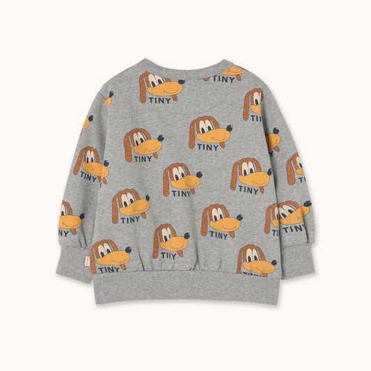 [TINYCOTTONS] Dogs Sweatshirt - Medium Grey Heather