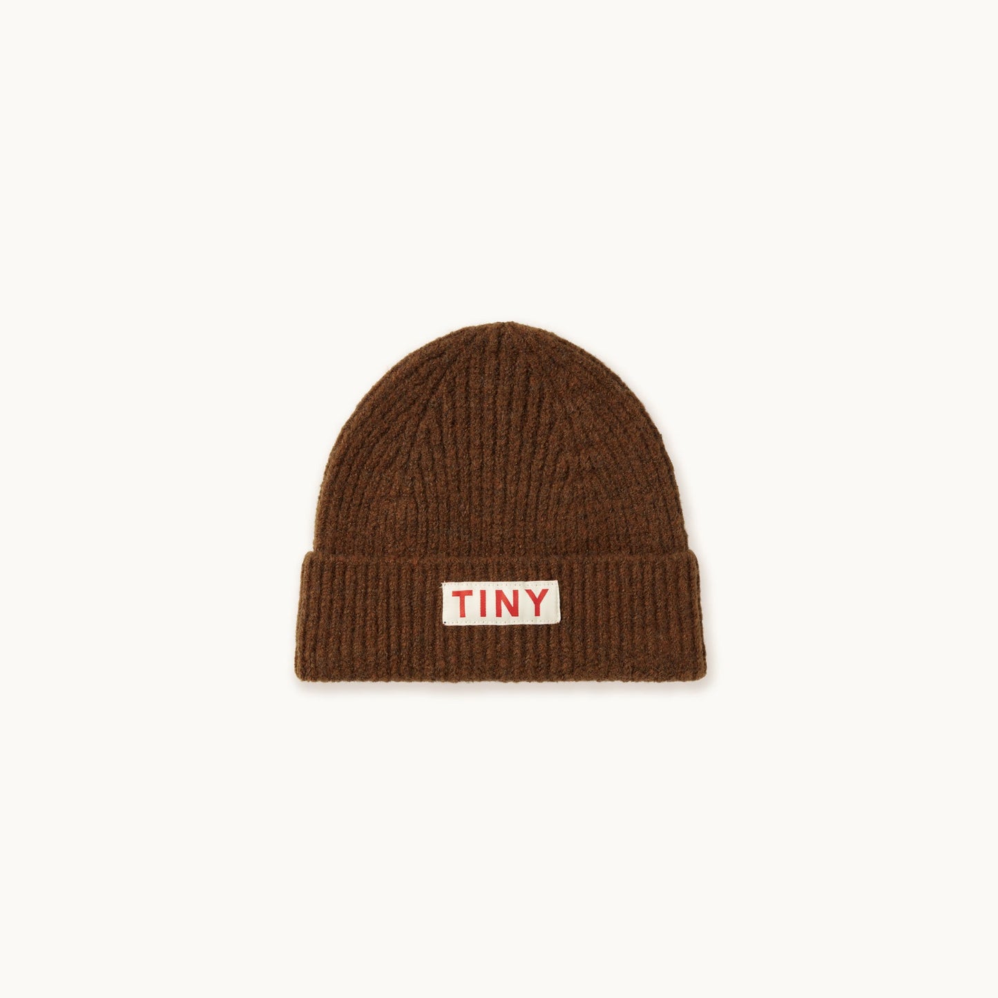 [TINYCOTTONS] Solid Beanie - Dark Brown